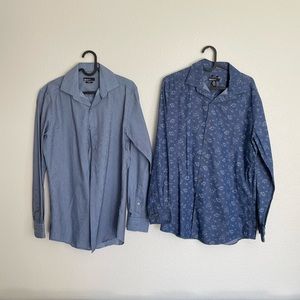 Bar III Dress shirts. Size medium. Two shirt Bundle! slim fit- high quality